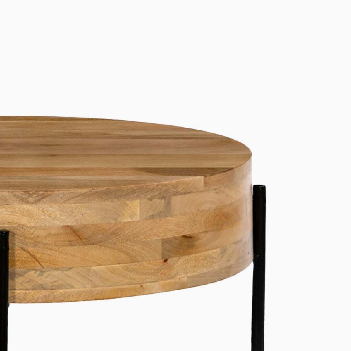 Silo Mango Wood Storage Coffee Table – image 4