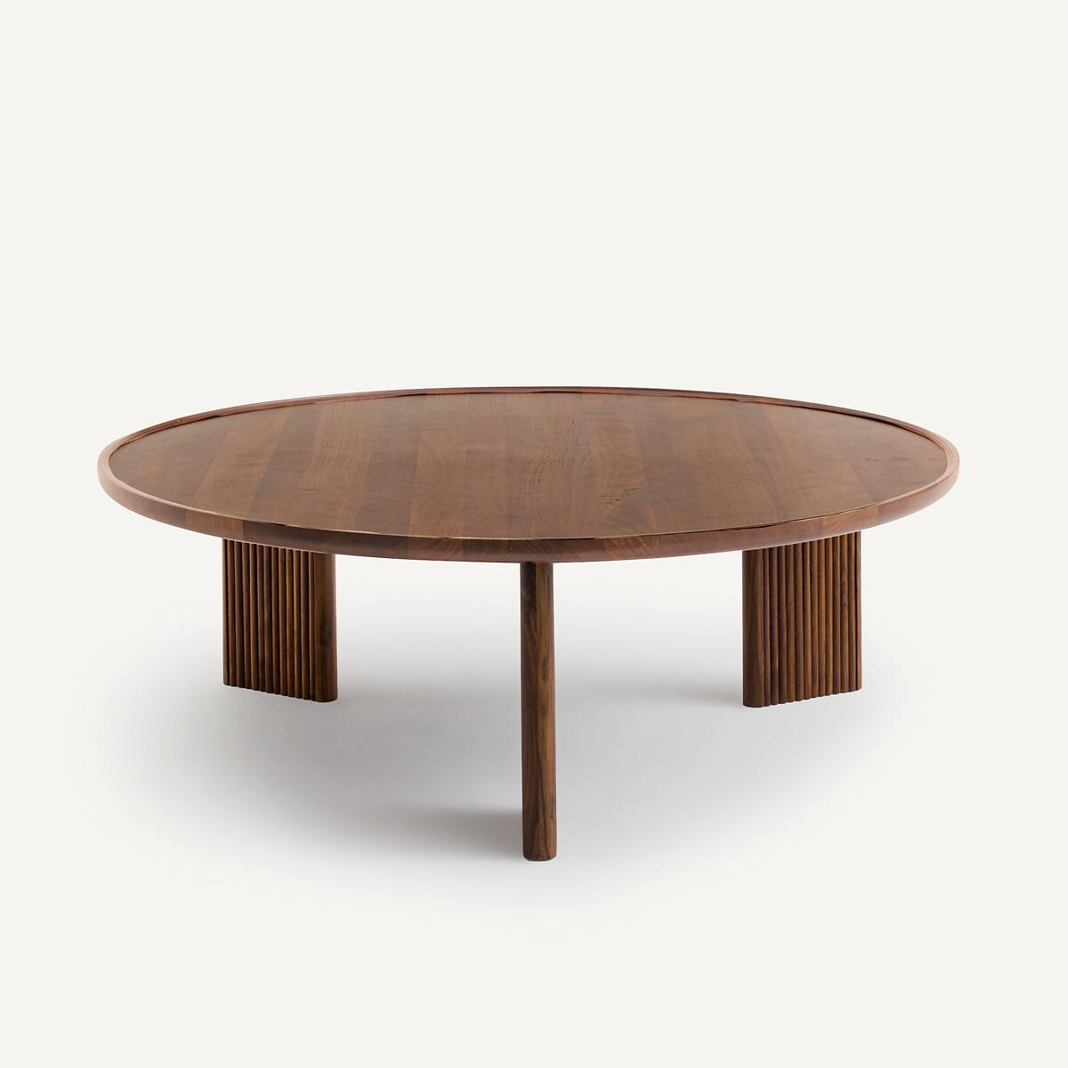 Diagil Round Walnut Coffee Table – image 3
