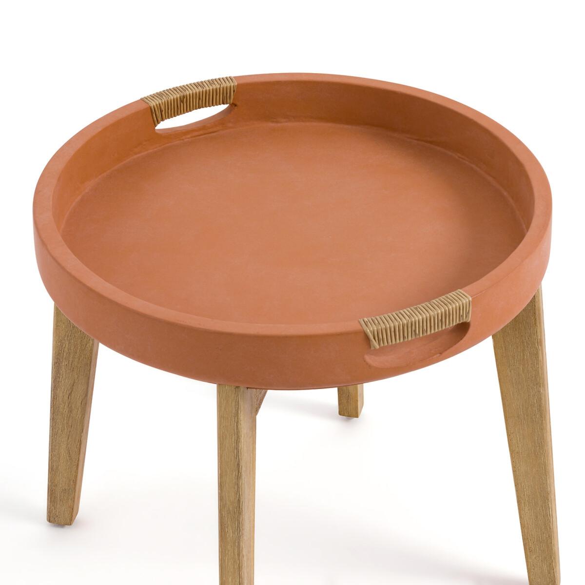 Tecora Cement and Acacia Coffee Table – image 4