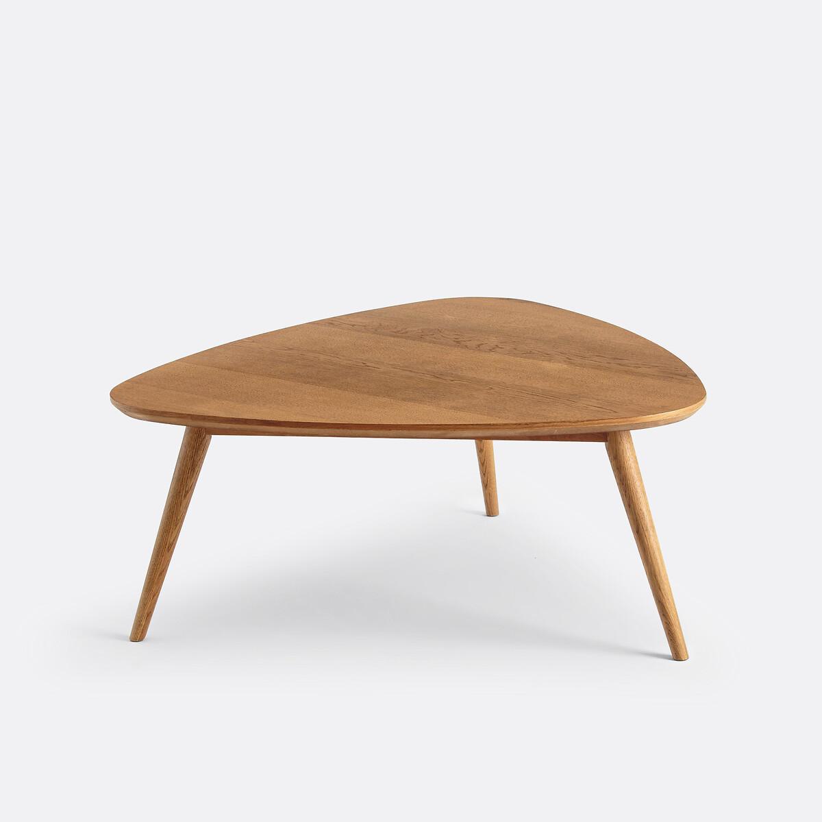 Quilda Vintage Style Oak Coffee Table – image 3