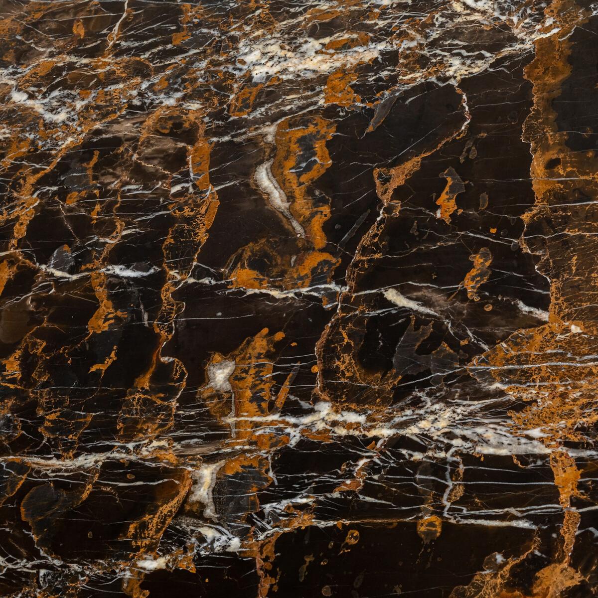 Tancani Amber Marble & Walnut Coffee Table – image 6