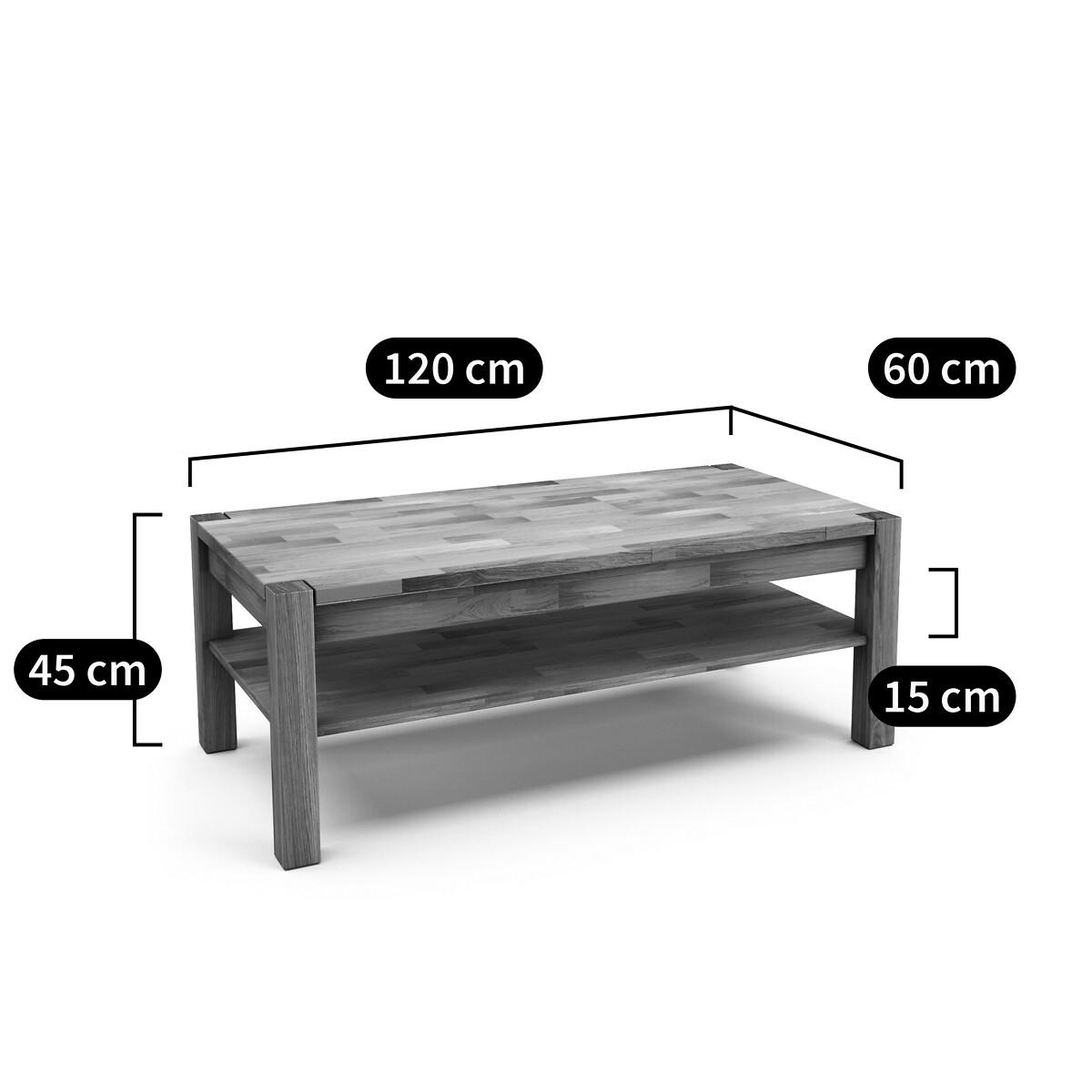 Adelita Oiled Oak Coffee Table – image 7