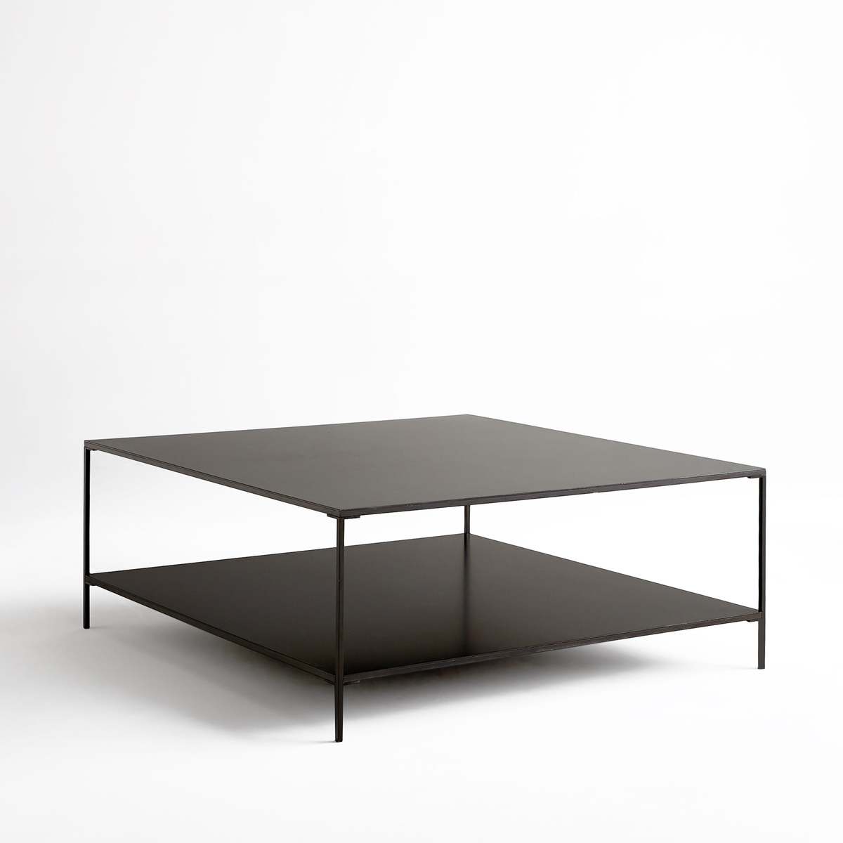 Yram Two-Tier Square Coffee Table in Metal – image 2