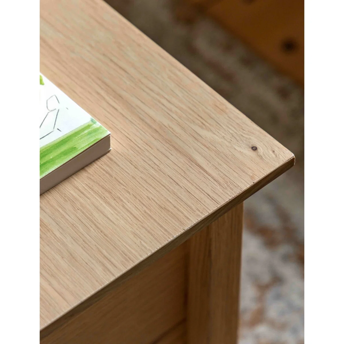 Gallery Direct Rye 1 Drawer Coffee Table Natural – image 10