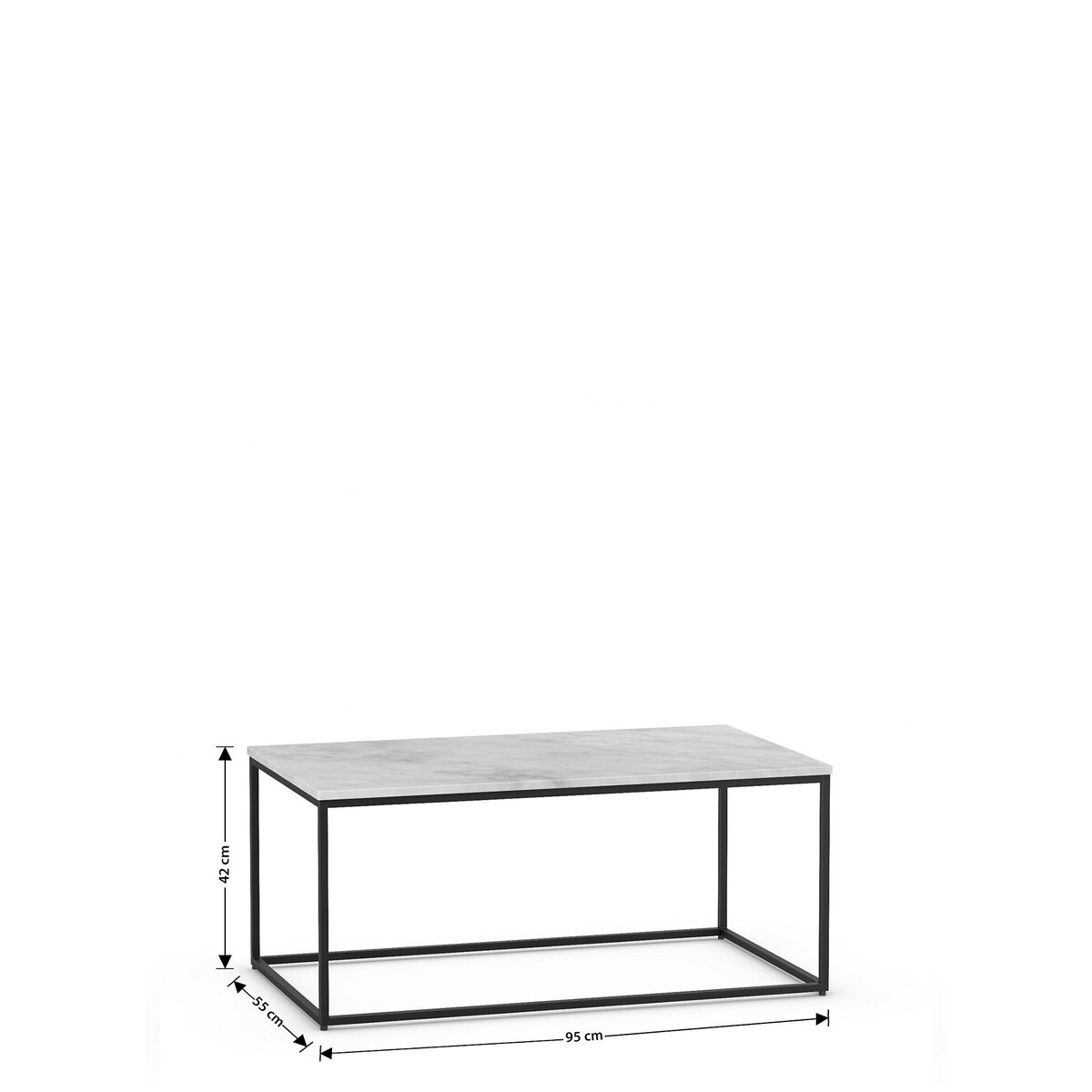 M&S Farley Coffee Table - 1SIZE - White, White – image 5