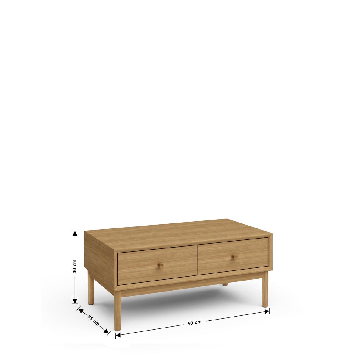 M&S  Newark Storage Coffee Table - Oak, Oak – image 4