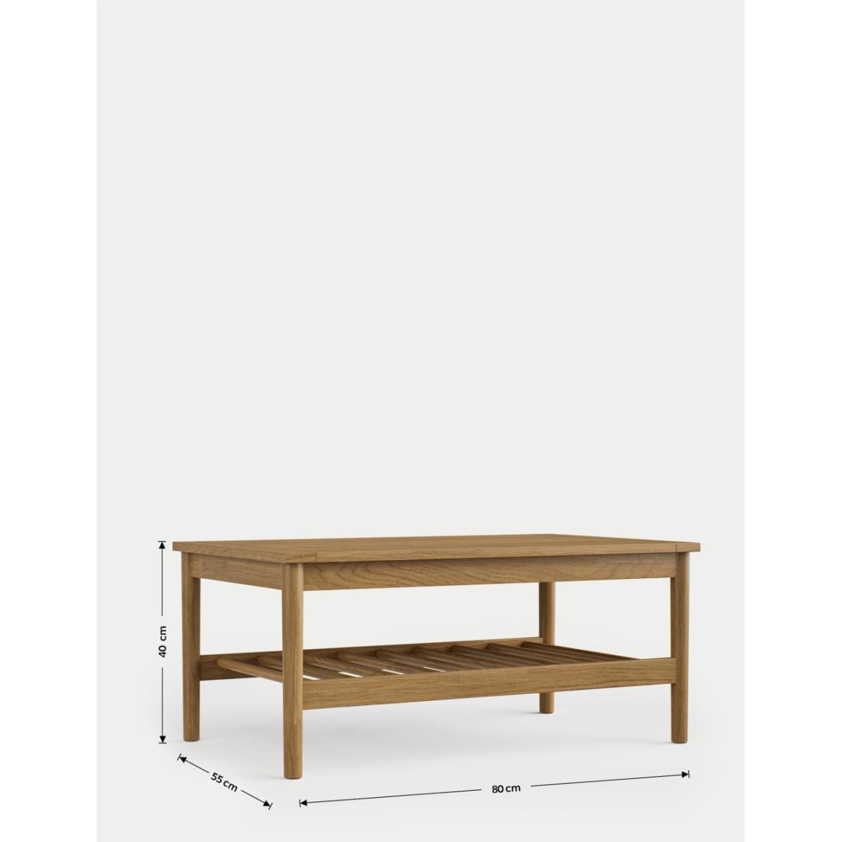 M&S Collection Newark Spindle Coffee Table - Oak, Oak – image 4