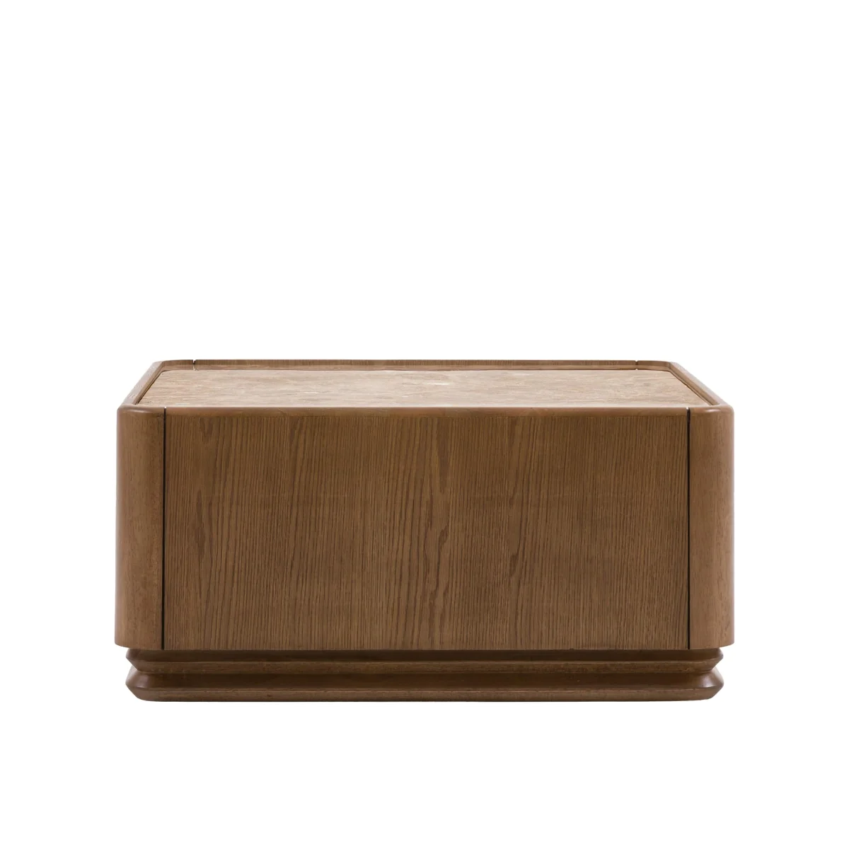 Gallery Direct Demspey Marble Top Coffee Table Brown Mix – image 2