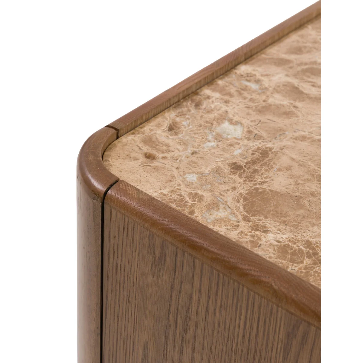 Gallery Direct Demspey Marble Top Coffee Table Brown Mix – image 11