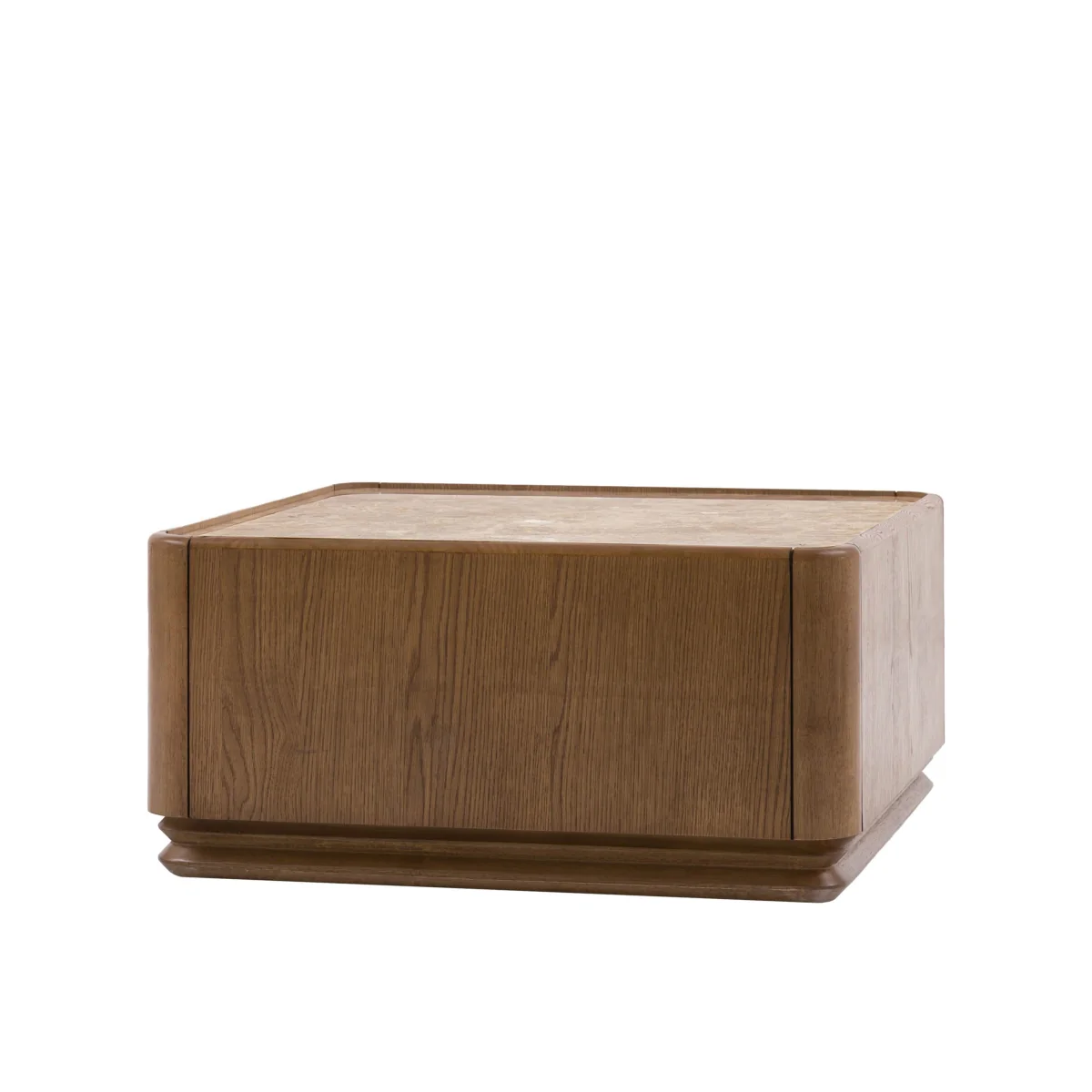 Gallery Direct Demspey Marble Top Coffee Table Brown Mix – image 6