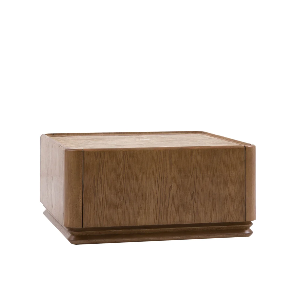 Gallery Direct Demspey Marble Top Coffee Table Brown Mix – image 8