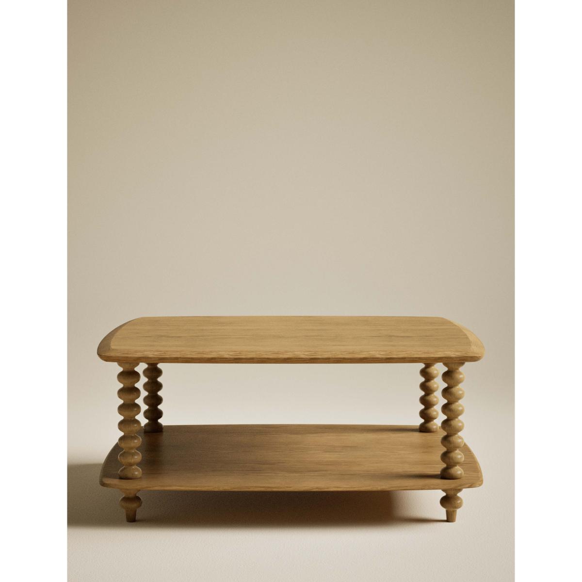 M&S Evelyn Bobbin Coffee Table Dark Honey – image 2