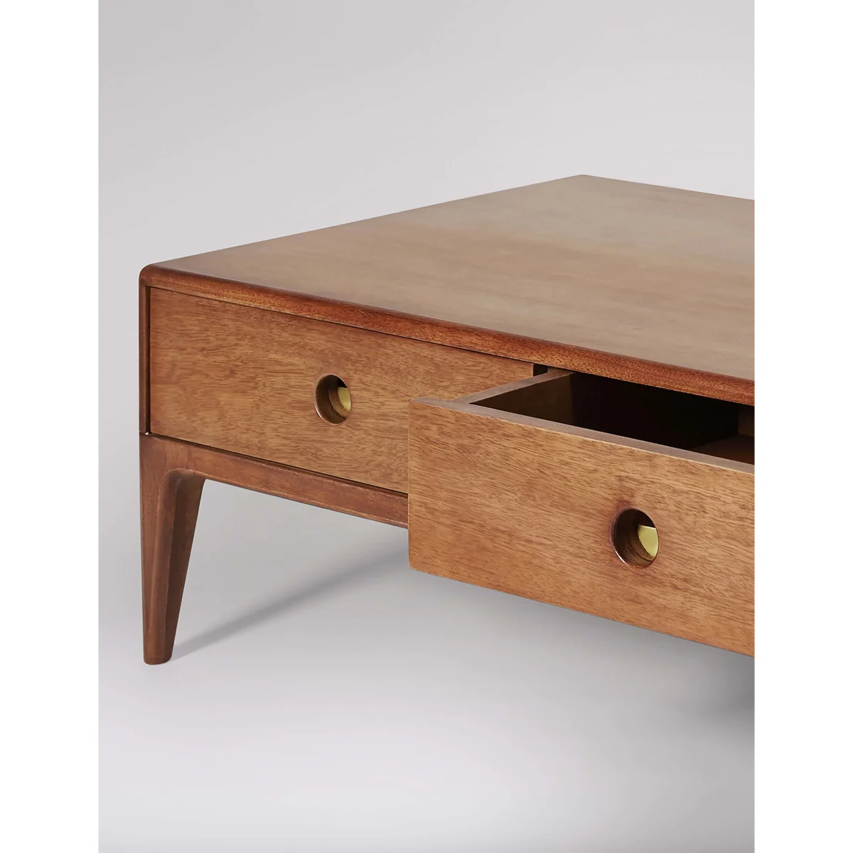 Swoon Nyhavn Mango Wood 2 Drawer Coffee Table Brown – image 2