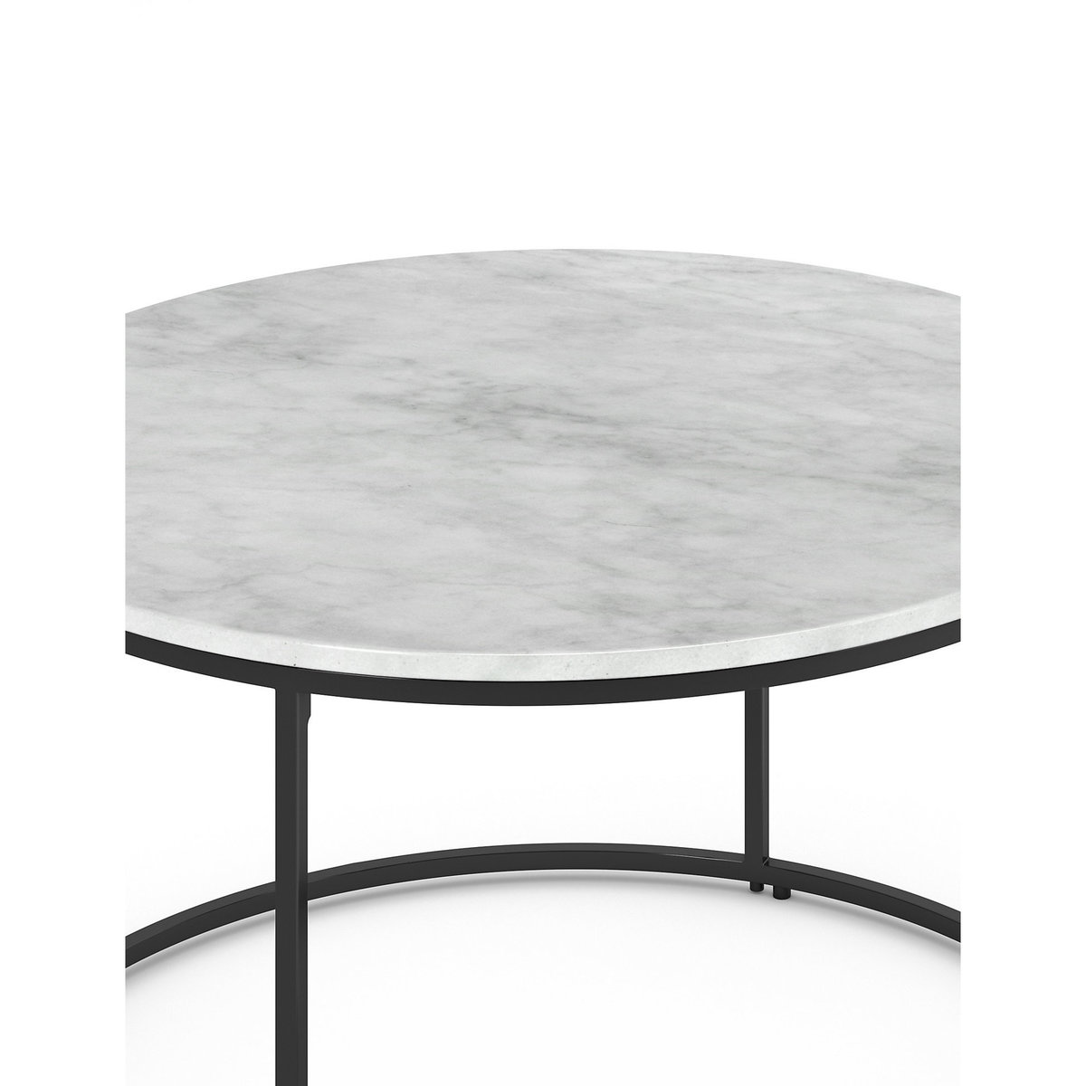 M&S Farley Round Coffee Table - 1SIZE - White Mix, White Mix – image 2