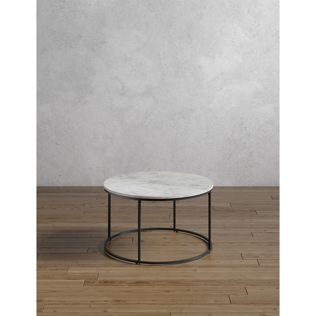 M&S Farley Round Coffee Table - 1SIZE - White Mix, White Mix – image 3