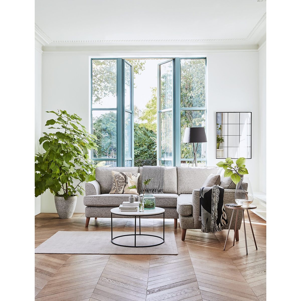 M&S Farley Round Coffee Table - 1SIZE - White Mix, White Mix – image 6
