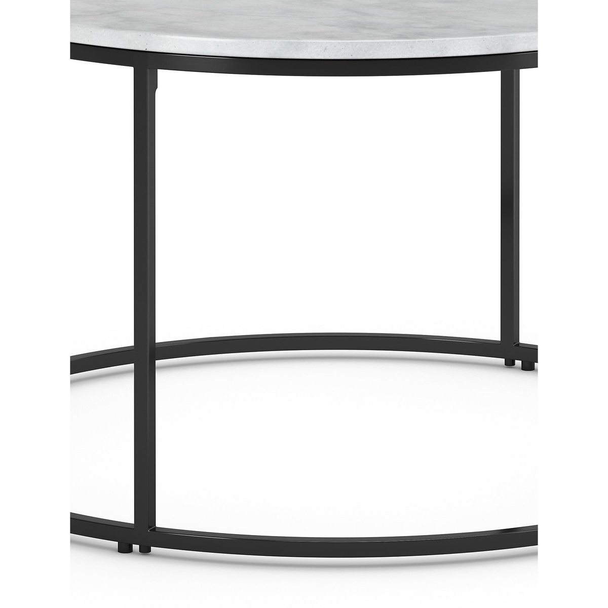 M&S Farley Round Coffee Table - 1SIZE - White Mix, White Mix – image 7