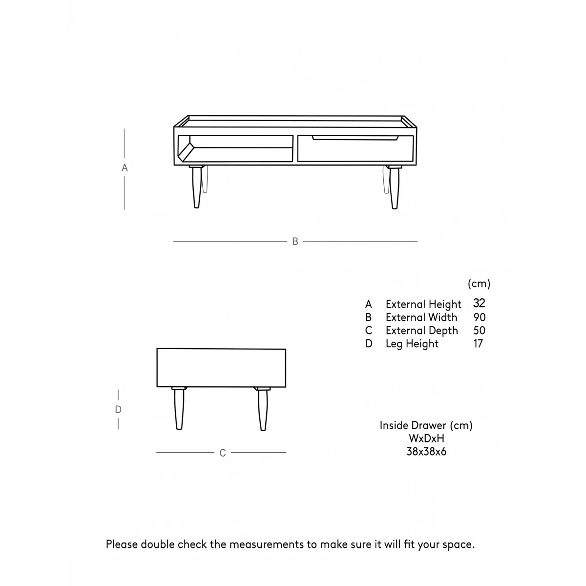 Swoon Southwark Acacia Wood Coffee Table Brown – image 6