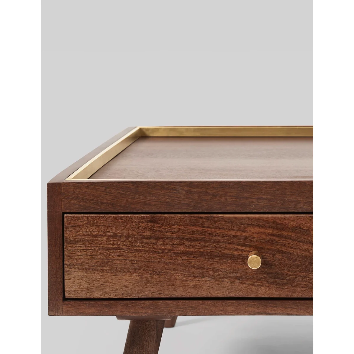 Swoon Fresco Mango Wood 1 Drawer Coffee Table Dark Brown – image 2