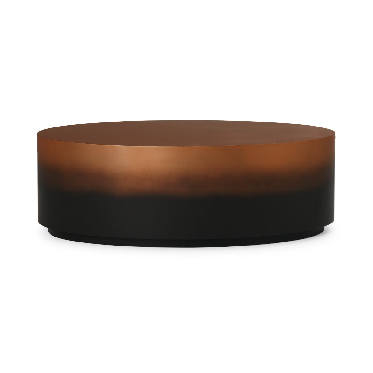 Sulta Oval Coffee Table, Copper & Black Ombre – image 2
