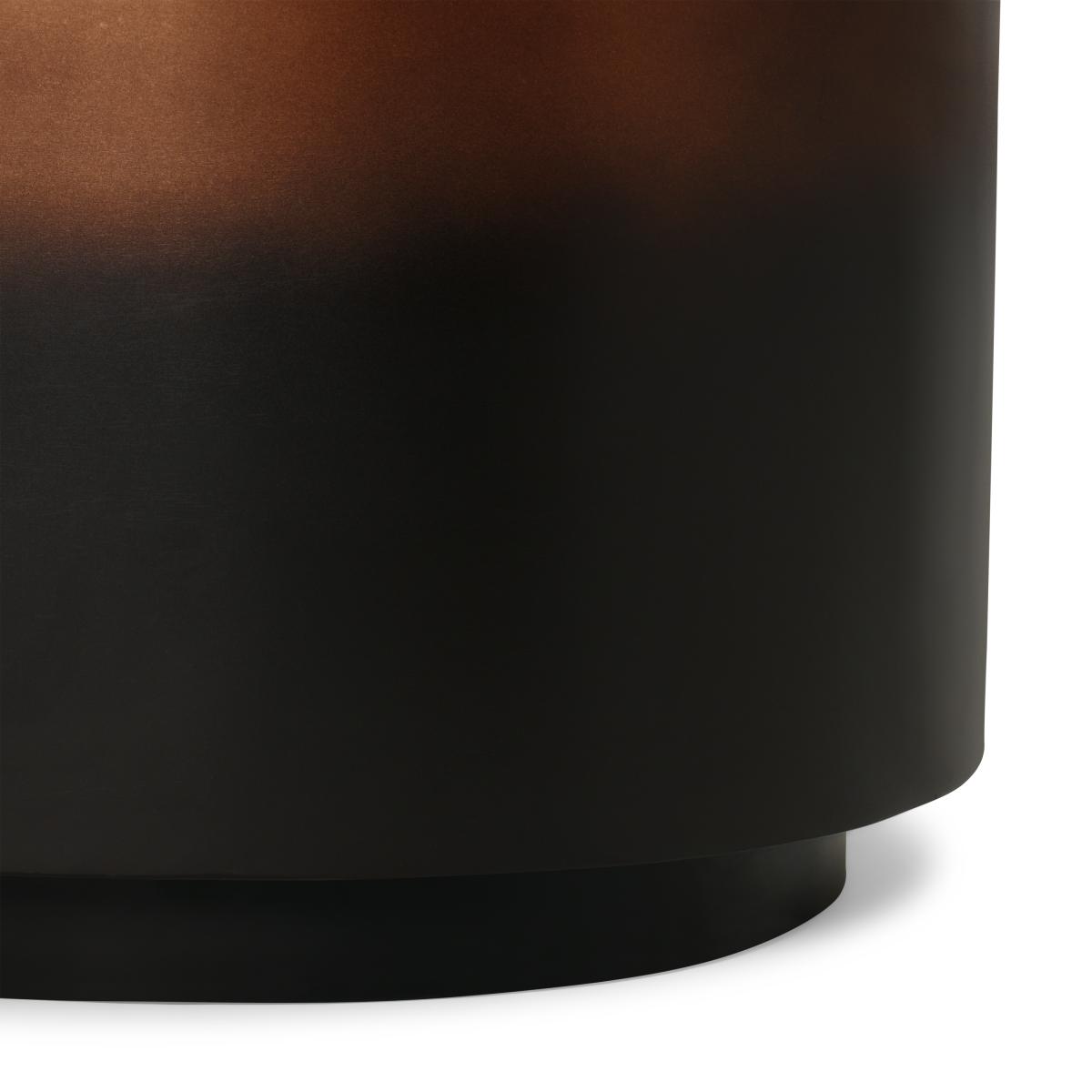 Sulta Oval Coffee Table, Copper & Black Ombre – image 13