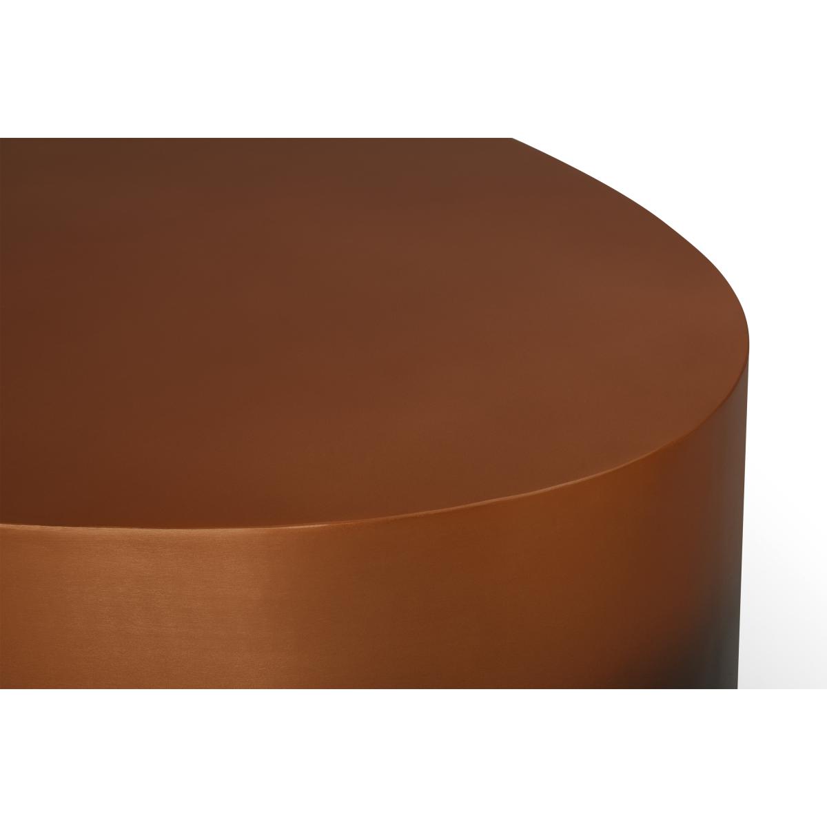 Sulta Oval Coffee Table, Copper & Black Ombre – image 6