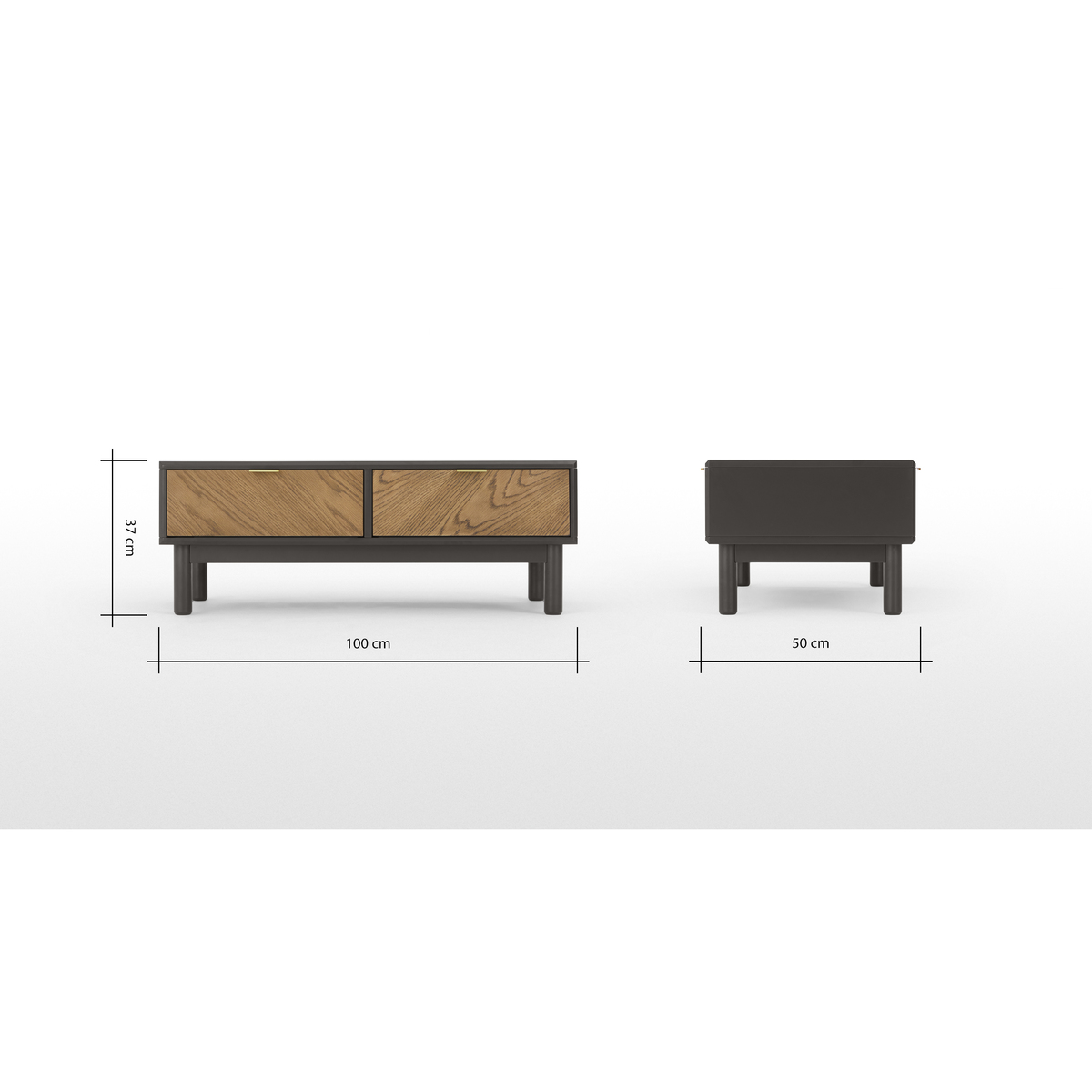 Belgrave Storage Coffee Table, Dark Stained Oak – image 8