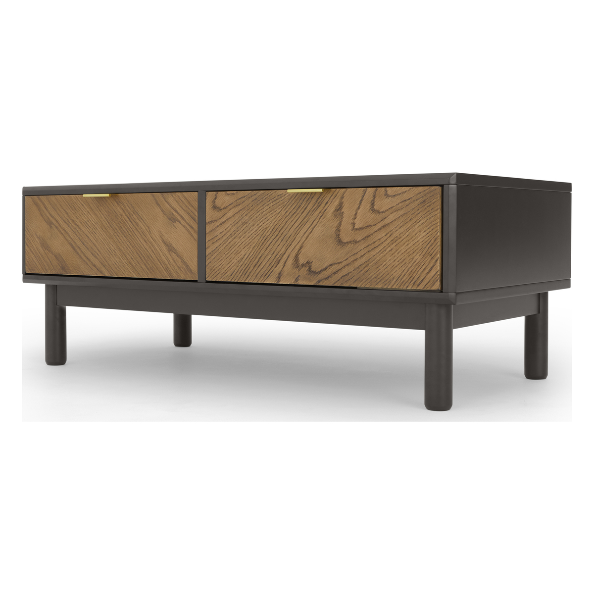 Belgrave Storage Coffee Table, Dark Stained Oak – image 1