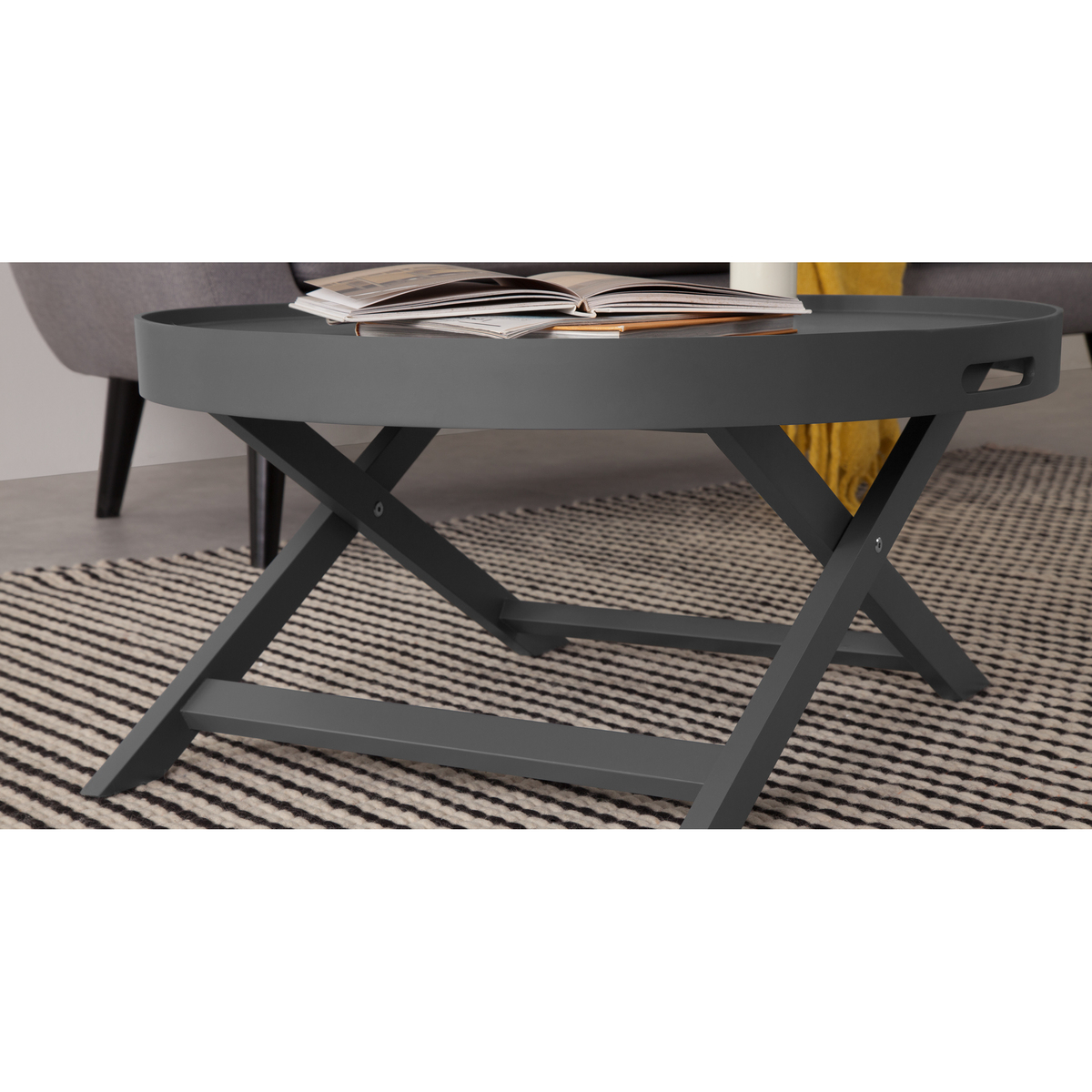 MADE Essentials Liam Coffee Table, Grey – image 3