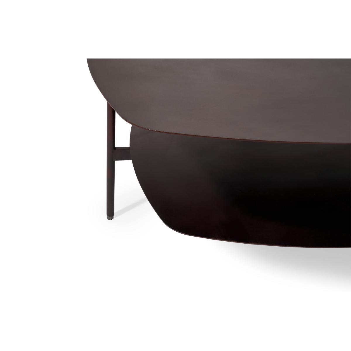 Tayen Square Coffee Table, Aged Bronze – image 6