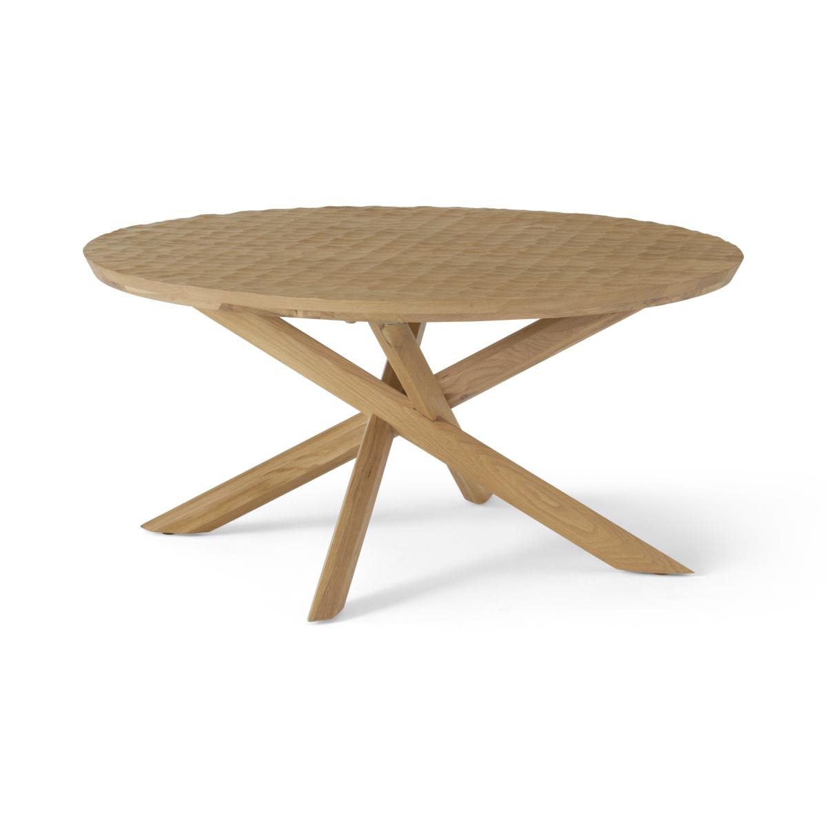 Abbon Coffee Table, Textured Oak – image 2
