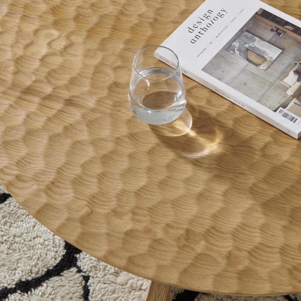 Abbon Coffee Table, Textured Oak – image 11