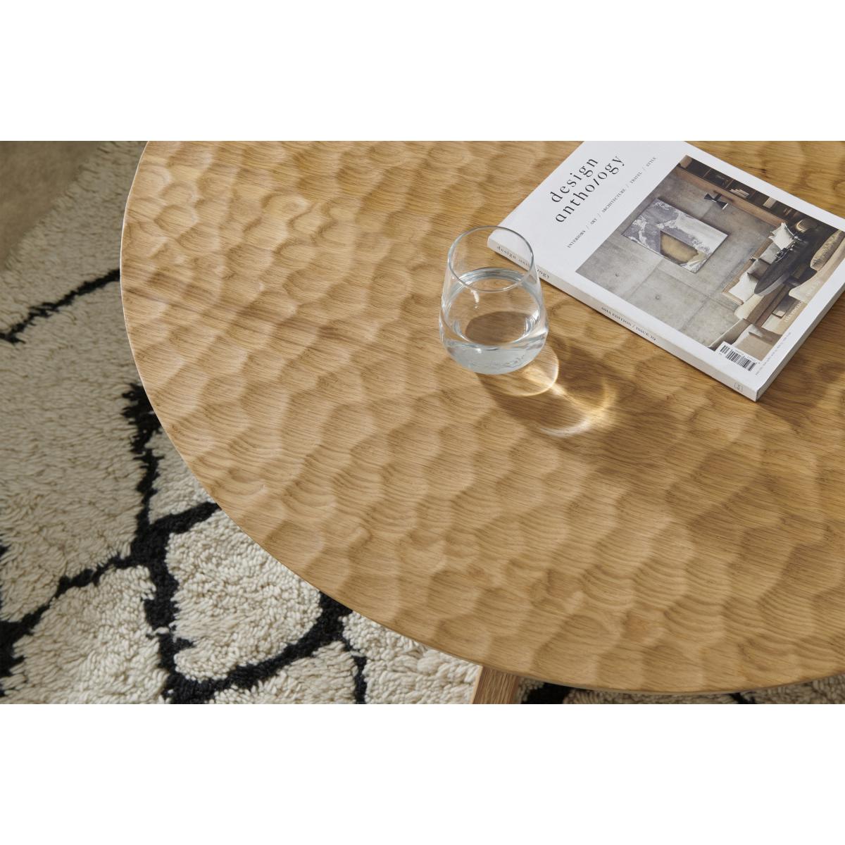Abbon Coffee Table, Textured Oak – image 5
