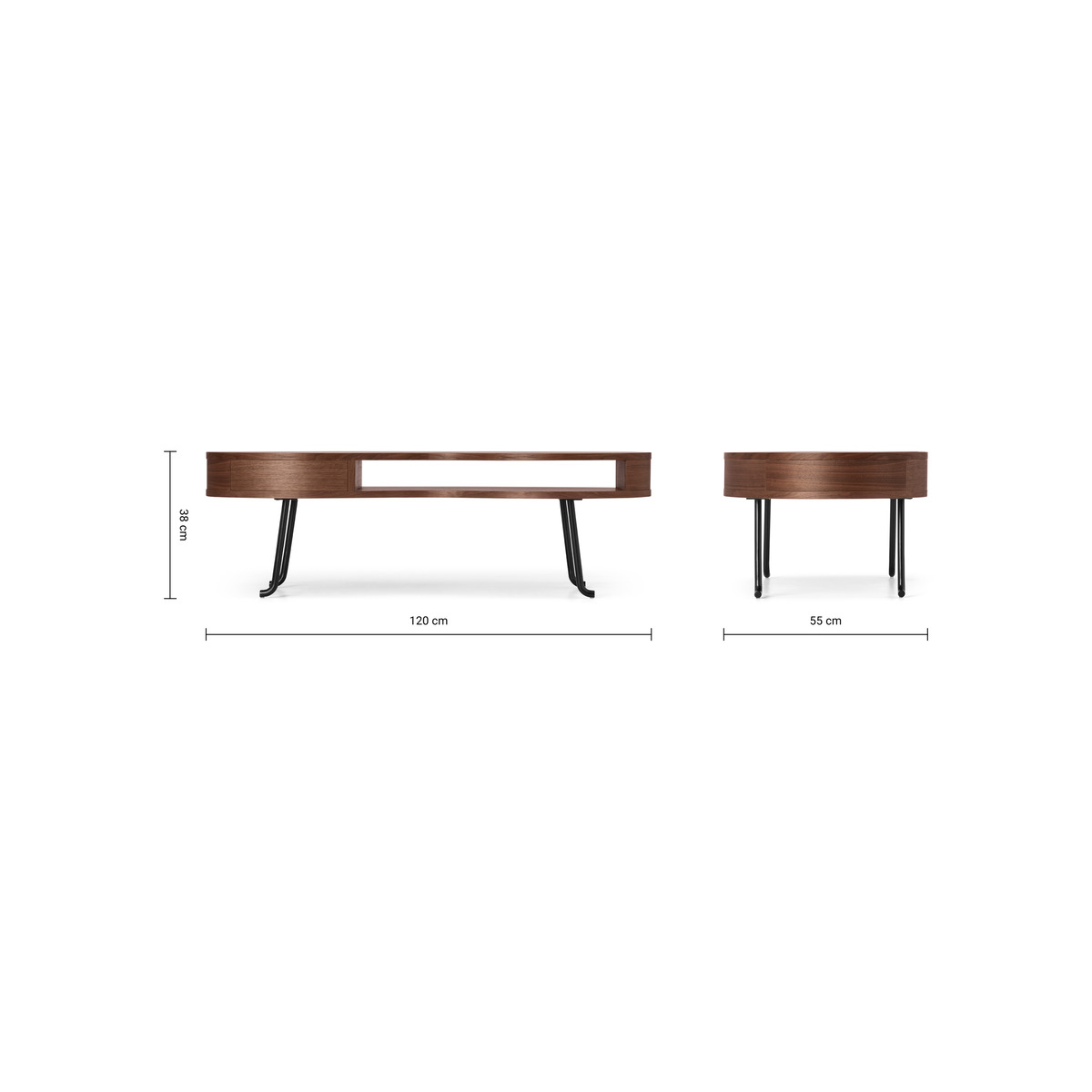 Pendelbury Coffee Table, Walnut – image 8