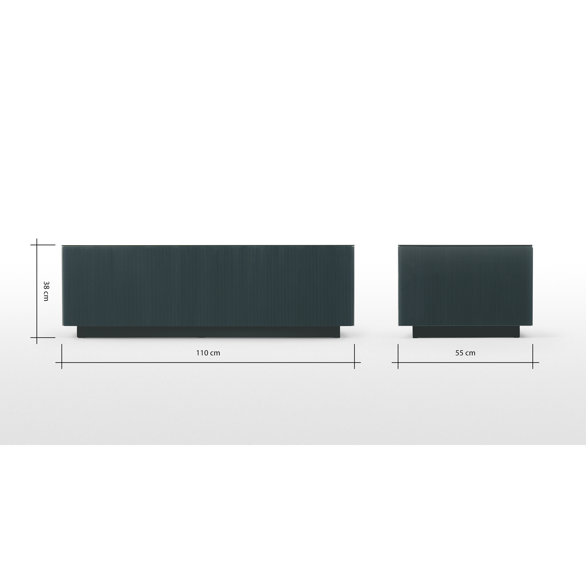Cosmo coffee table, Grey Glass – image 8