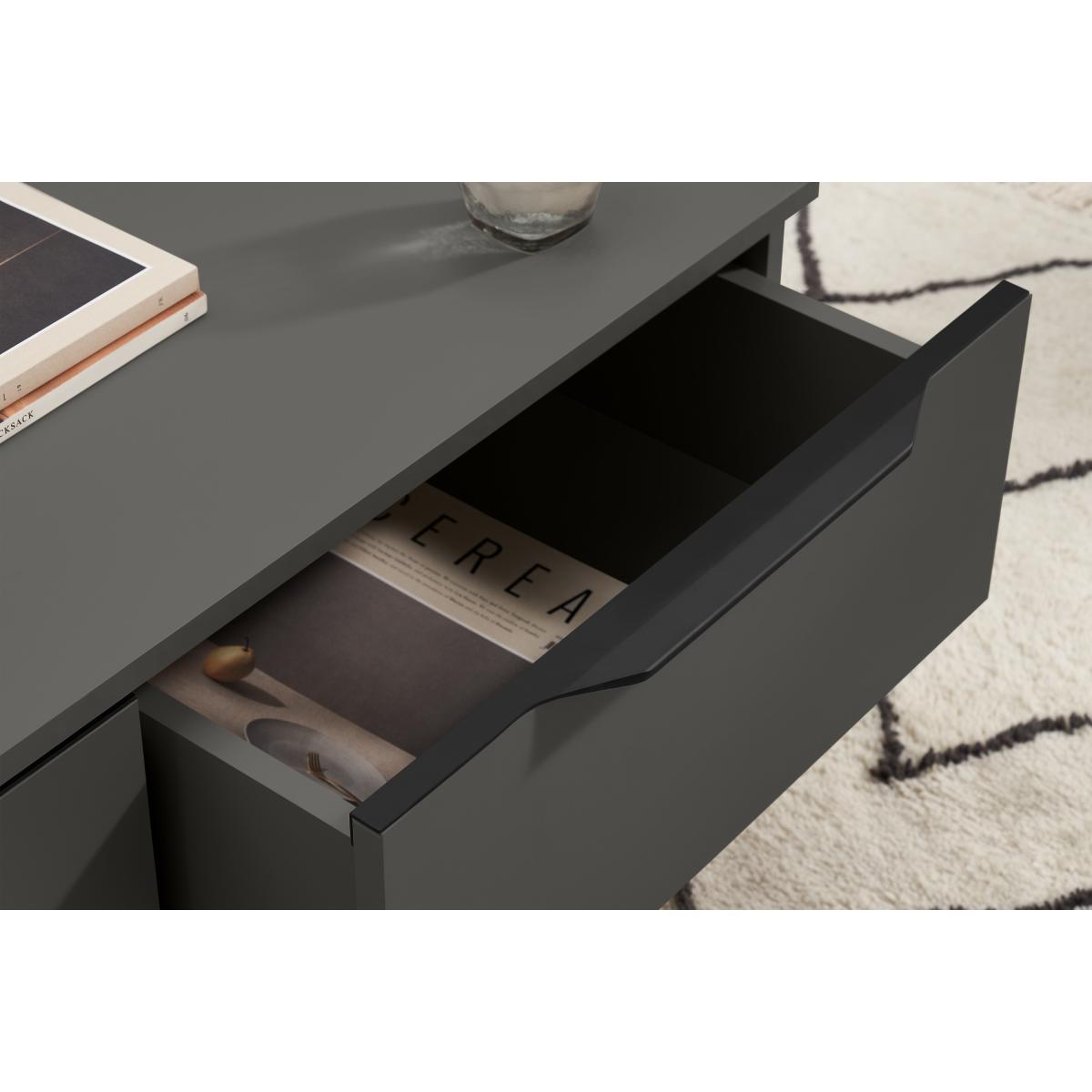 Damien Coffee Table, Grey & Black – image 5