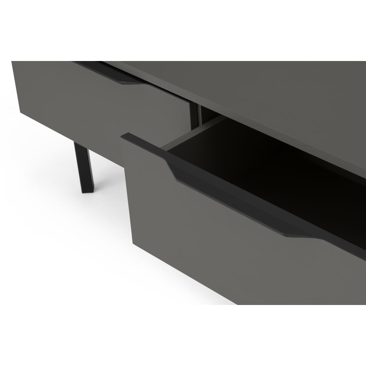 Damien Coffee Table, Grey & Black – image 7