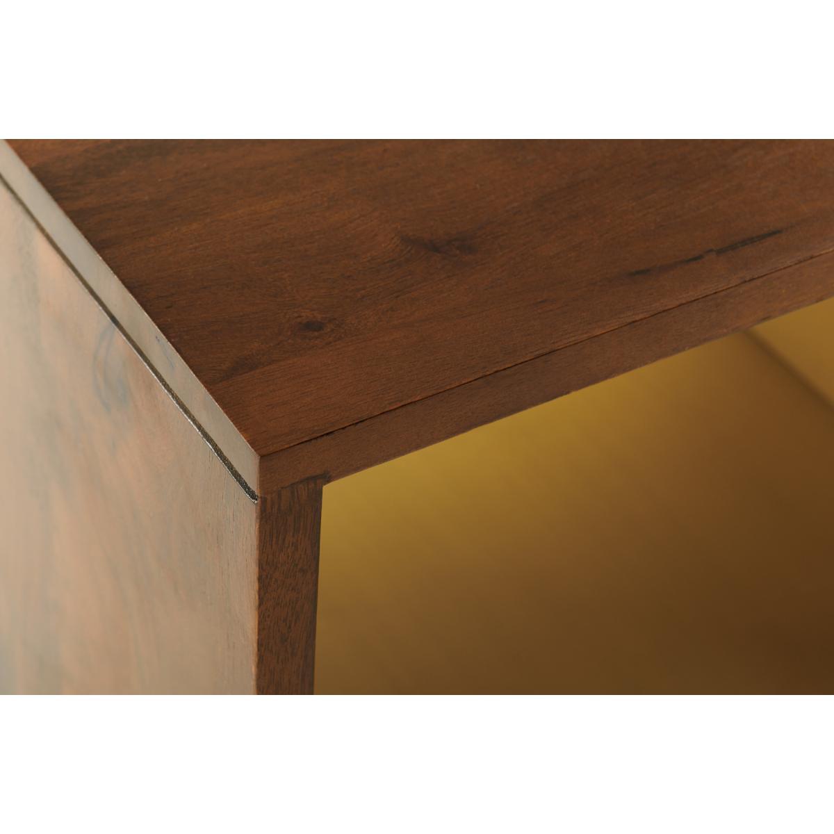 Anderson Coffee Table, Mango Wood & Brass – image 7
