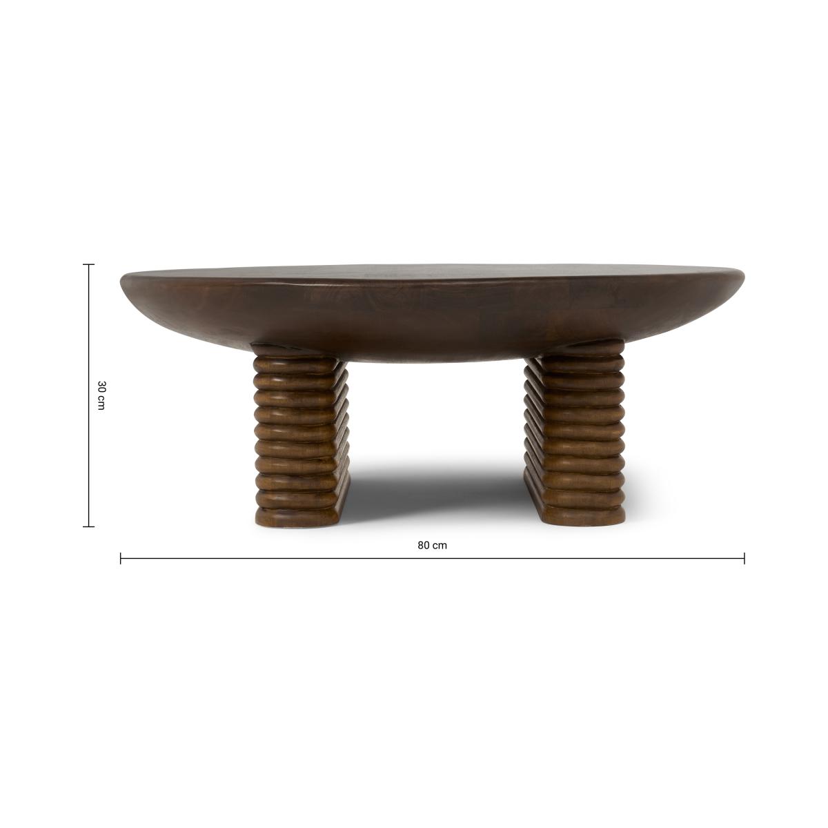 Kalaspel Coffee Table, Dark Mango Wood – image 3