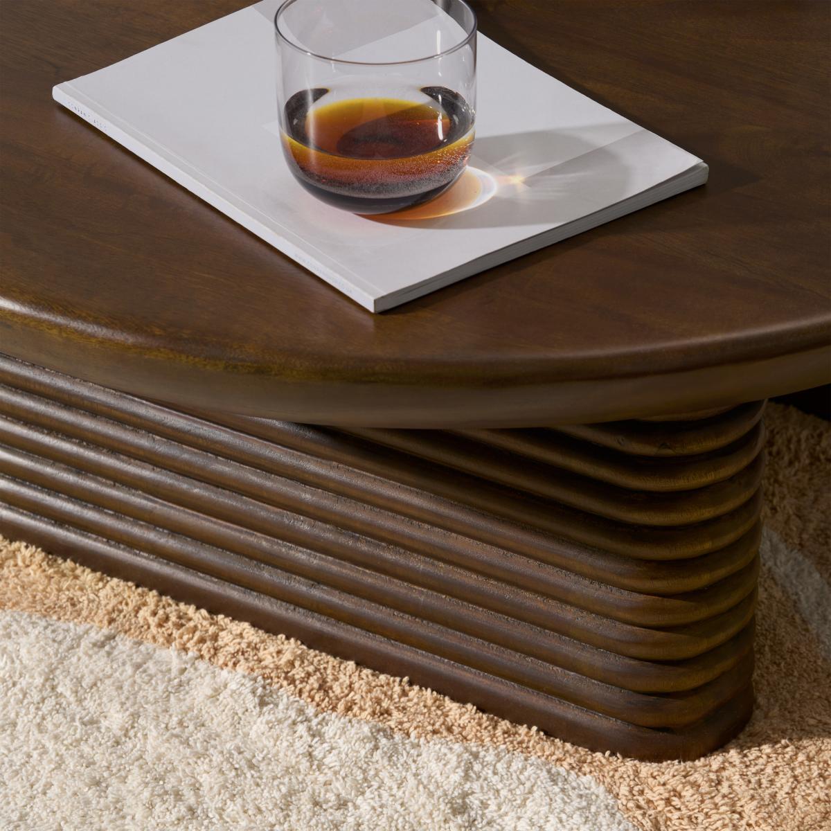 Kalaspel Coffee Table, Dark Mango Wood – image 5