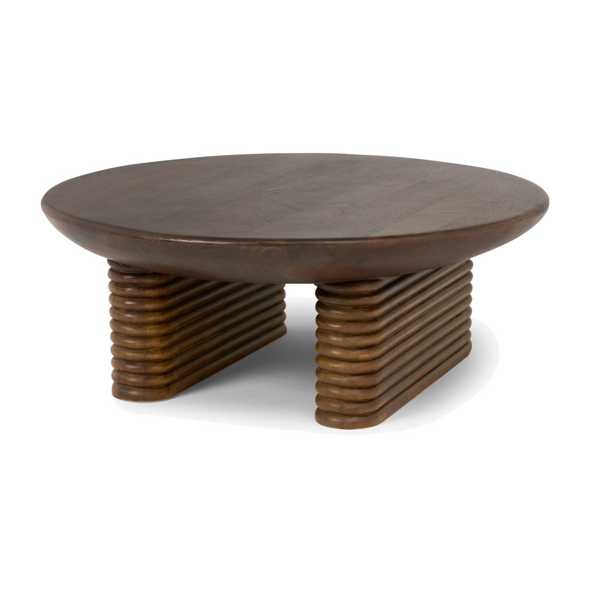 Kalaspel Coffee Table, Dark Mango Wood – image 1