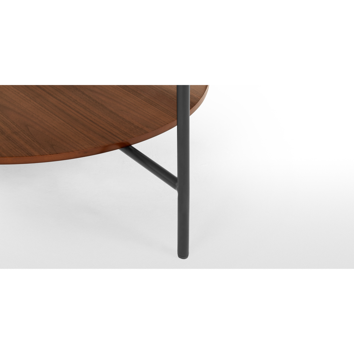 Kameko Coffee Table, Walnut and Glass – image 4