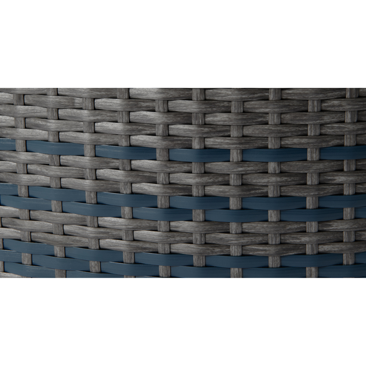 Bulao Garden Coffee Table, Rattan and Blue – image 5