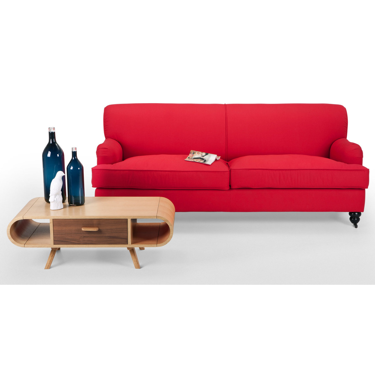 Fonteyn Coffee Table, Oak and Walnut – image 4