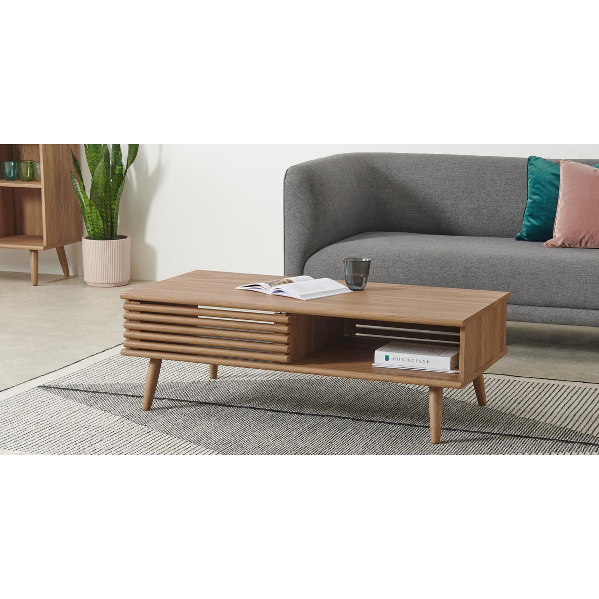 Tulma Storage Coffee Table, Oak Effect – image 2