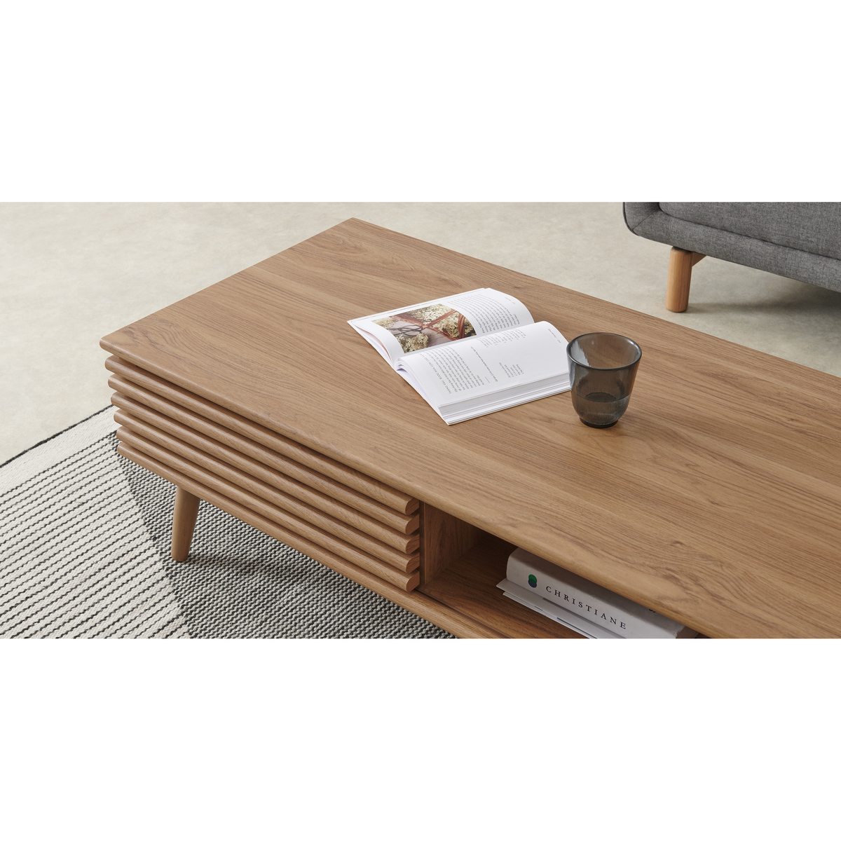 Tulma Storage Coffee Table, Oak Effect – image 3