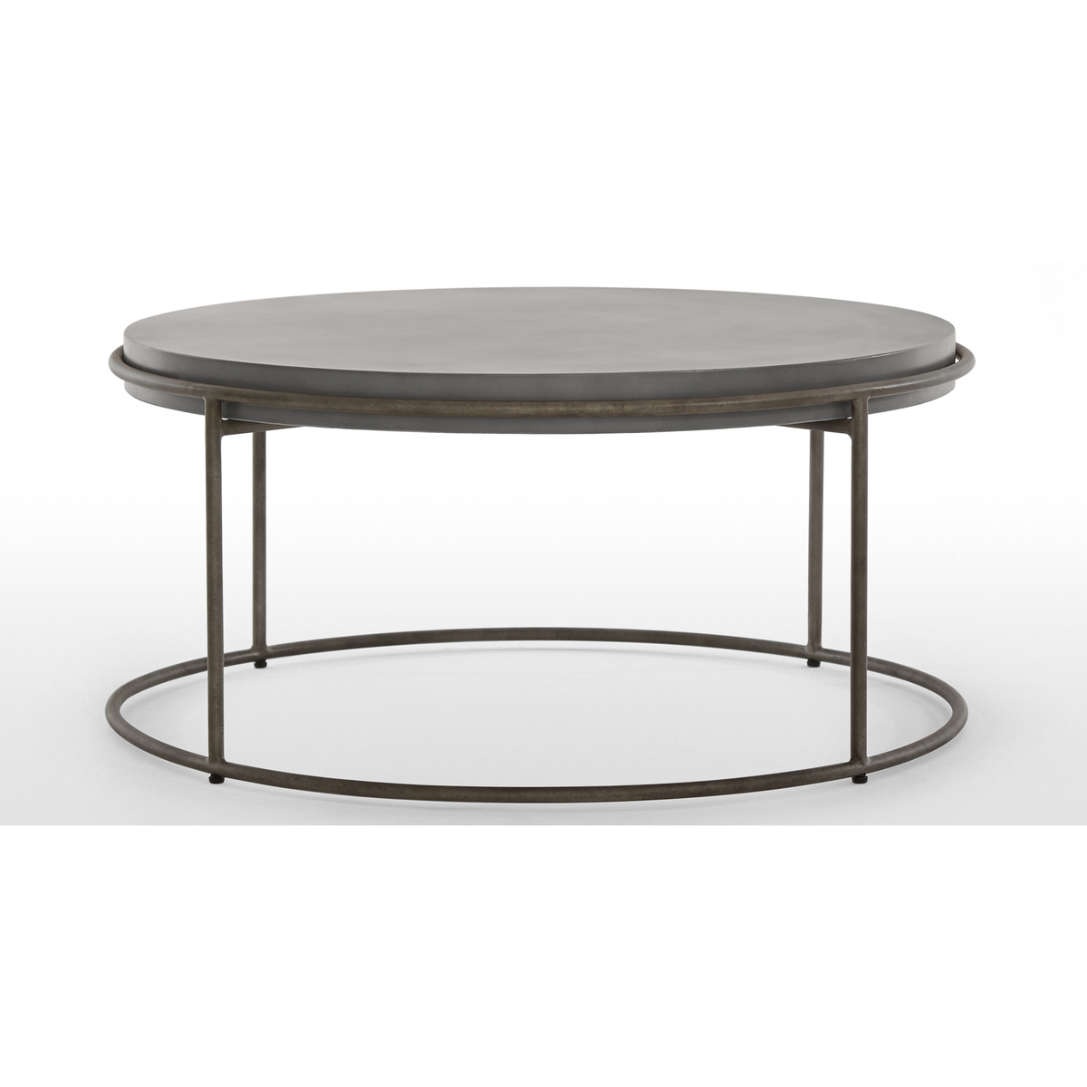 Zurn Round Coffee Table, Concrete – image 4