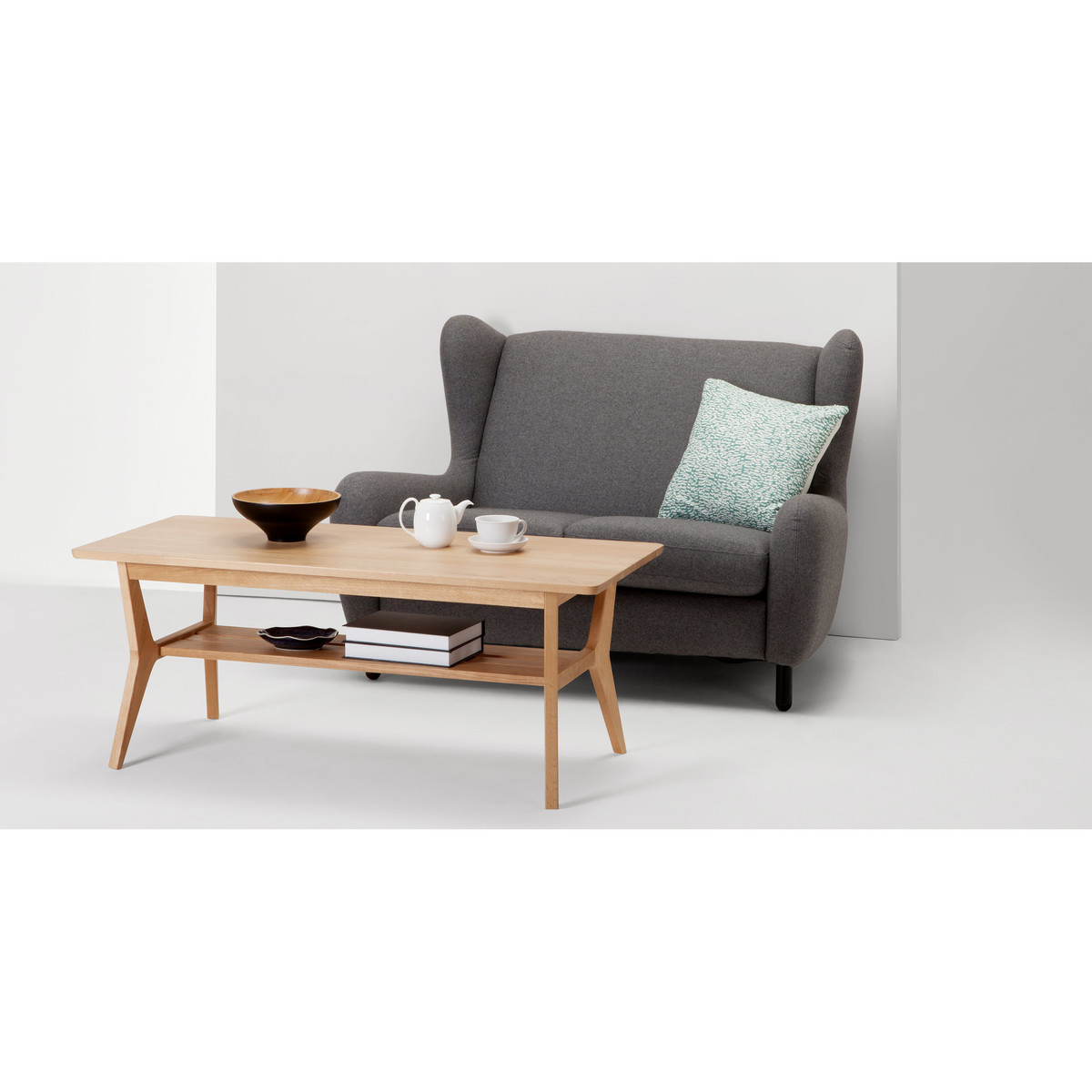 Jenson Coffee Table, Solid Oak – image 2