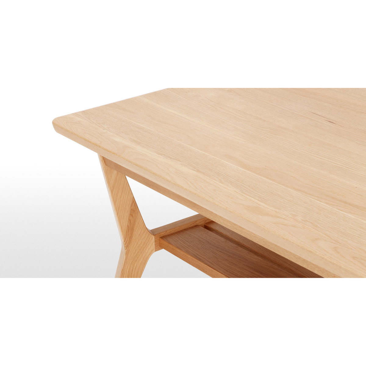 Jenson Coffee Table, Solid Oak – image 3
