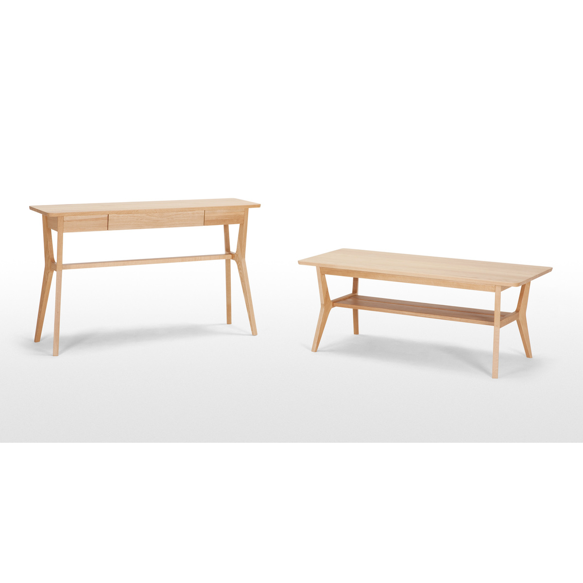 Jenson Coffee Table, Solid Oak – image 4